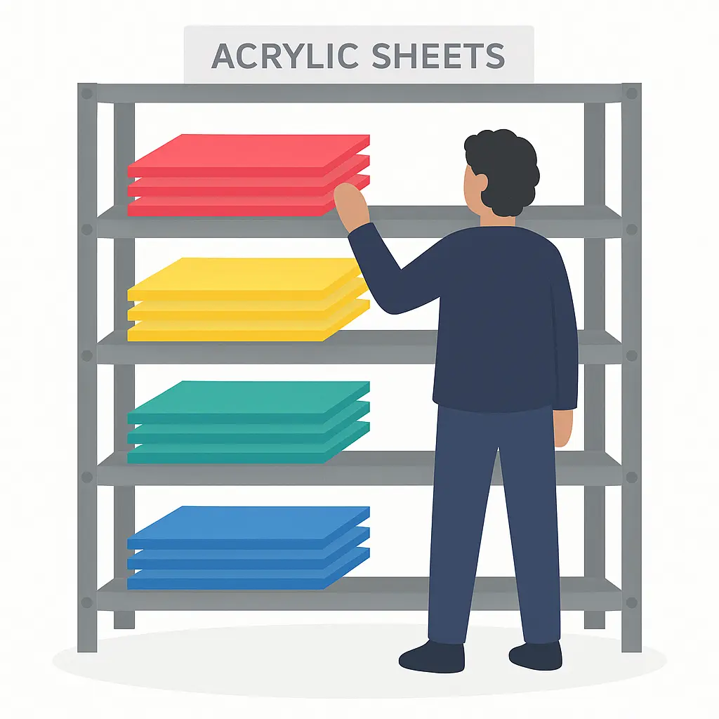 acrylic storage